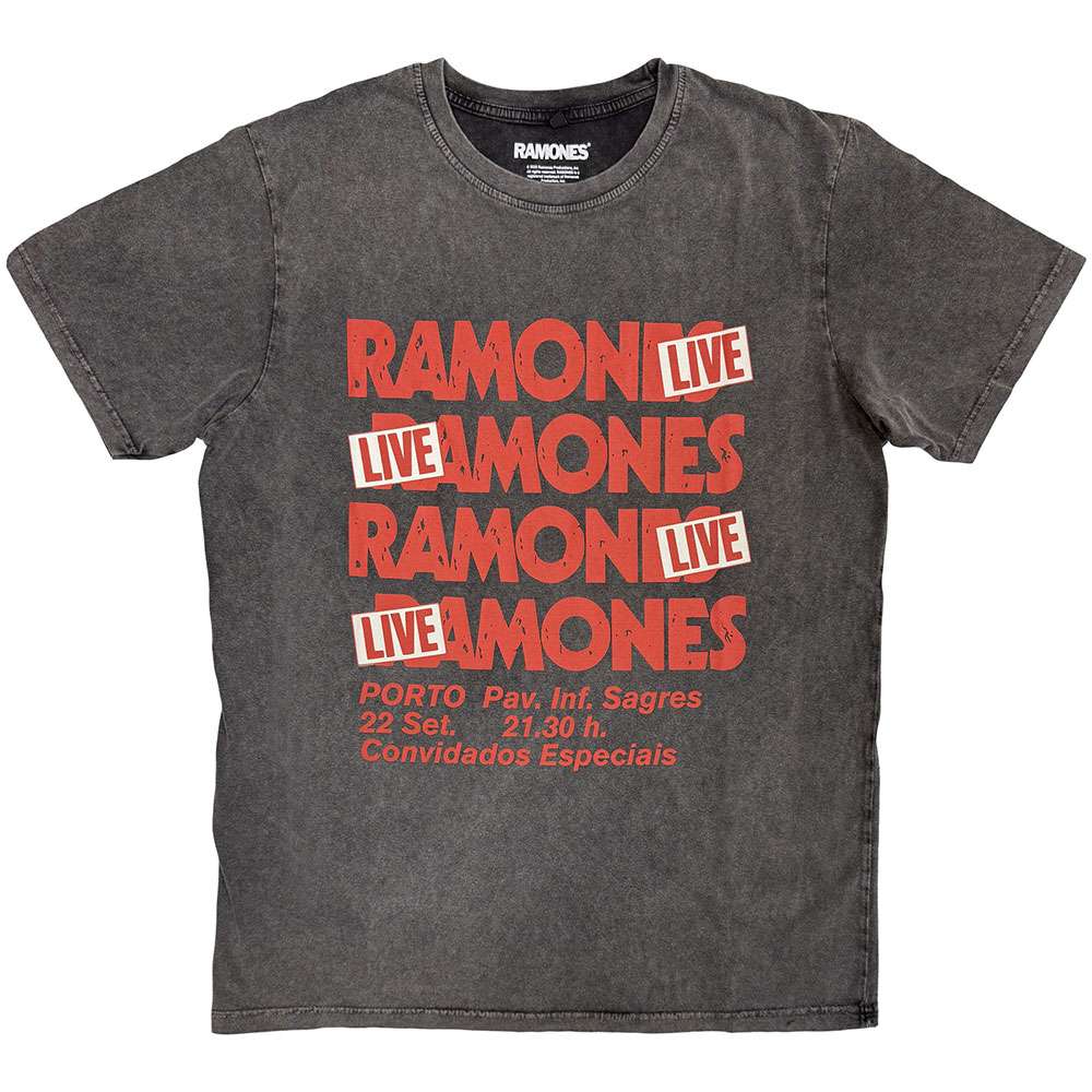 Ramones - Concert Heren Tshirt - Grijs